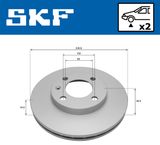 SKF Тормозной диск VKBD 80489 V2