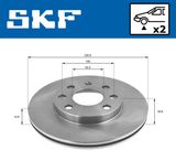 SKF Jarrulevy VKBD 80929 S2