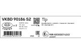 SKF Jarrulevy VKBD 90186 S2