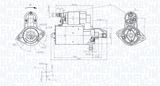 MAGNETI MARELLI Стартер 063721535010
