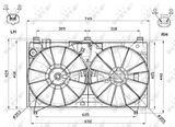 NRF Ventilaator,mootorijahutus 47566