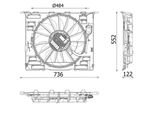 MAHLE Ventilaator,mootorijahutus CFF 646 000P