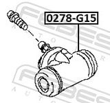 FEBEST Jarrusylinteri 0278-G15