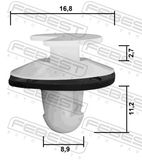 FEBEST Kinnitusklipp, uksevooderdis 88570-216