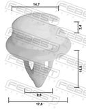 FEBEST Kinnitusklipp, uksevooderdis 88570-230