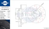 ROTINGER Тормозной диск RT 1159-GL T9