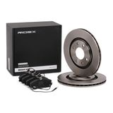 RIDEX Комплект тормозов, дисковый тормозной механизм 3405B0367