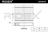 RIDEX filtras, salono oras 424I0447