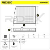 RIDEX Filter, kupéventilation 424I0480