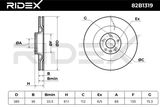 RIDEX Тормозной диск 82B1319