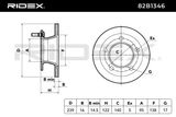 RIDEX Тормозной диск 82B1346
