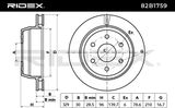 RIDEX Тормозной диск 82B1759