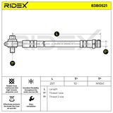 RIDEX Pidurivoolik 83B0521