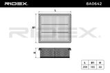 RIDEX Воздушный фильтр 8A0642