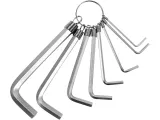 YATO 8 kpl Kuusiokoloavainsarja, 2-10 mm YT-0503