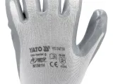 YATO Työkäsineet, Öljynkestävät, Valkoiset, 10'' YT-7474