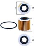 KNECHT Õlifilter OX 416D1