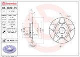 BREMBO Jarrulevy 08.4929.75