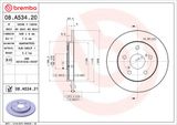BREMBO Jarrulevy 08.A534.20