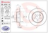 BREMBO Тормозной диск 08.A737.10