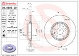 BREMBO Tarcza hamulcowa 09.9895.20