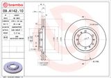BREMBO Tarcza hamulcowa 09.A142.10