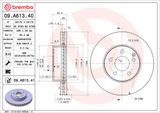 BREMBO Тормозной диск 09.A613.41