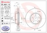 BREMBO Тормозной диск 09.A621.10
