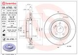 BREMBO Тормозной диск 09.A760.10
