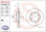 BREMBO Tarcza hamulcowa 09.B063.10