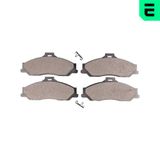 OPTIMAL Комплект тормозных колодок, дисковый тормоз 10396