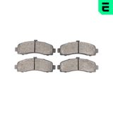 OPTIMAL Комплект тормозных колодок, дисковый тормоз 9838