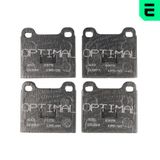 OPTIMAL Комплект тормозных колодок, дисковый тормоз BP-02375