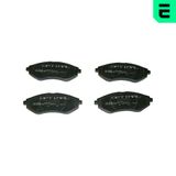 OPTIMAL Комплект тормозных колодок, дисковый тормоз BP-12154