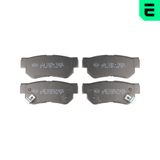 OPTIMAL Комплект тормозных колодок, дисковый тормоз BP-12268