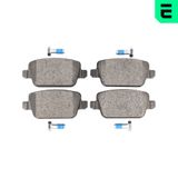 OPTIMAL Комплект тормозных колодок, дисковый тормоз BP-12322