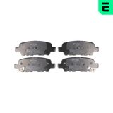 OPTIMAL Комплект тормозных колодок, дисковый тормоз BP-12348