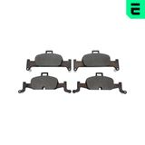 OPTIMAL Комплект тормозных колодок, дисковый тормоз BP-12841