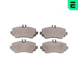 OPTIMAL Комплект тормозных колодок, дисковый тормоз BP-65022