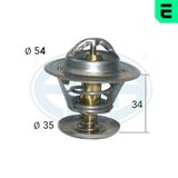 ERA Термостат, охлаждающая жидкость 350033A