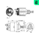 ERA Тяговое реле, стартер ZM676