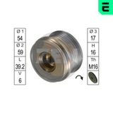 ERA Механизм свободного хода генератора ZN5449