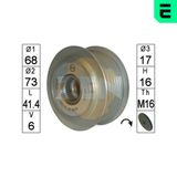 ERA Frihjulskoppling, generator ZN5660
