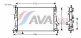 AVA Clever Choice Радиатор, охлаждение двигателя FDA2370
