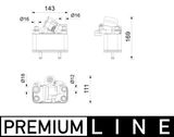 MAHLE Radiaatorid ACH 5 000P