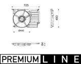 MAHLE Ventilaator,mootorijahutus CFF 677 000P