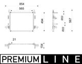 MAHLE Radiaator, käivitusaku CRE 10 000P