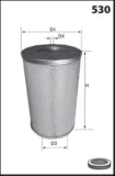 MECAFILTER Воздушный фильтр EL9367
