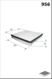 MECAFILTER Filter,salongiõhk ELR7333