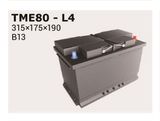 IPSA Startera akumulatoru baterija TME80